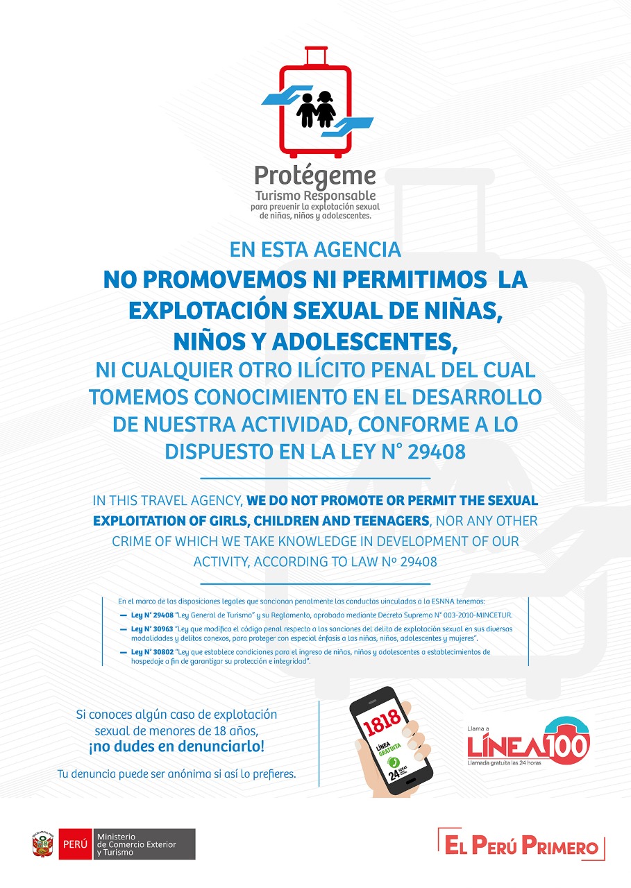 Turismo Responsable - Protégeme